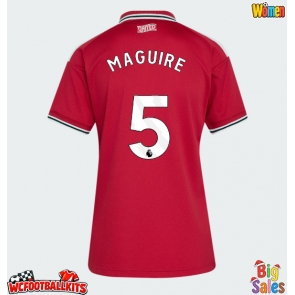Manchester United Harry Maguire #5 Replica Home Stadium Shirt for Women 2026-27 Short Sleeve